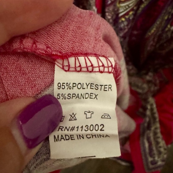 Boho India Boutique Tie Dye Print Maxi Dress One Size - Picture 11 of 12